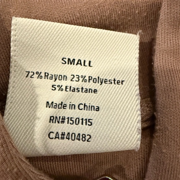 Varley Davidson Sweat Half-zip Swan Necked Collar Super Soft Lightweight Size S - Picture 4 of 6